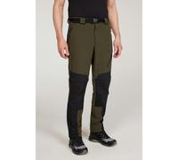 Mountain Warehouse Mens Forest Convertible Hiking Trousers - Green - 32R - Green - 60% Polyester/20% Elastane/20% Nylon