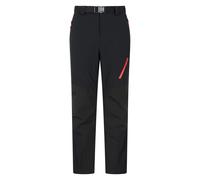 Mountain Warehouse Mens Forest Fleece Lined Two Tone Winter Trousers - Black - Black - 36S