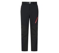 Mountain Warehouse Mens Forest Fleece Lined Two Tone Winter Trousers - Black - Black - 42S