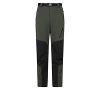 Mountain Warehouse Mens Forest Fleece Lined Two Tone Winter Trousers - Green - Green - 32S