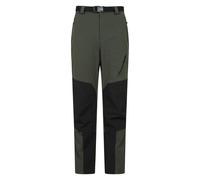 Mountain Warehouse Mens Forest Fleece Lined Two Tone Winter Trousers - Green - Green - 42S