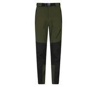 Mountain Warehouse Mens Forest Hiking Trousers - Green - Green - 30L - 60% Polyester/20% Polyamide/20% Elastane