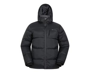 Mountain Warehouse Mens Frost II Extreme Down Jacket - Jet Black - XL - Jet Black - 100% Polyamide