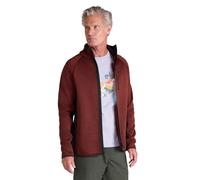 Mountain Warehouse Mens Full-Zip Half-Zip Fleece - Anti-pill, Comfortable Stretch Panels Top - Best for Spring Summer, Camping, Outdoors, Travelling & Hiking Rust (Full Zip) 2XL