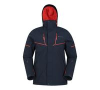 Mountain Warehouse Mens Galactic III Extreme Ski Jacket - Grey - XXS - Grey - 94% Polyester/6% Elastane