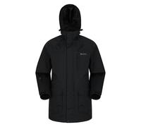 Mountain Warehouse Mens Glacier II Long Waterproof Jacket - Black - M - Black