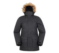 Mountain Warehouse Mens Gorge II Long Jacket - Black - XXS - Black - 100% Polyester