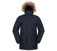Mountain Warehouse Mens Gorge II Long Jacket - Navy - Navy - XXS - 100% Polyester