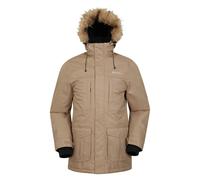 Mountain Warehouse Mens Gorge II Long Jacket - Stone - 3XL - Stone - 100% Polyester