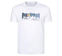 Mountain Warehouse Mens Gradient Graphic T-Shirt (White) Cotton - Size 2XL