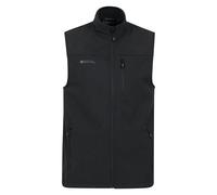 Mountain Warehouse Mens Grasmere Gilet - Black - XXL - Black - 80% Polyester/20% Elastane