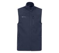 Mountain Warehouse Mens Grasmere Gilet - Dark Blue - XS - Dark Blue - 80% Polyester/20% Elastane