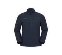 Mountain Warehouse Mens Grasmere Soft Shell Jacket - Dark Blue - XS - Dark Blue - 80% Polyester/20% Elastane