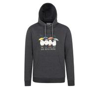 Mountain Warehouse Mens Great British Weather Overhead Hoodie (Charcoal) - Size Medium
