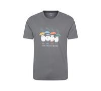 Mountain Warehouse Mens Great British Weather T-Shirt (Charcoal) - Size X-Small