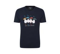 Mountain Warehouse Mens Great British Weather T-Shirt (Navy) - Size Small
