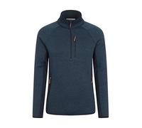 Mountain Warehouse Mens Half-Zip Fleece - Anti-pill, Stretch Panels Sweatshirt - Best for Camping, Outdoors, Travelling & Hiking Navy (Half Zip) M