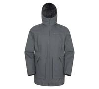 Mountain Warehouse Mens Harbour Waterproof Jacket - Grey - L - Grey - 100% Mixed
