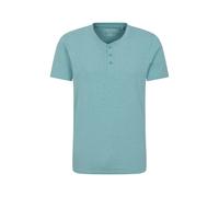Mountain Warehouse Mens Hasst Organic T-Shirt - Turquoise - XS - Turquoise