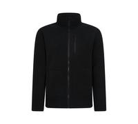 Mountain Warehouse Mens Highland Full Zip Fleece - Black - Black - XXS