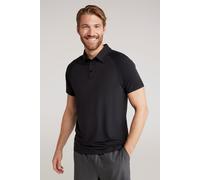 Mountain Warehouse Hit Mens Lightweight IsoCool Polo - Black - Black - Size: L