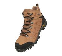 Mountain Warehouse Mens Hurricane Extreme Leather IsoGrip Waterproof Boots - Brown - 10 UK - Brown - 100% Mixed