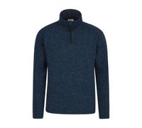 Mountain Warehouse Mens Idris II Half Zip Fleece Top - Navy - 4XL - Navy - 100% Polyester