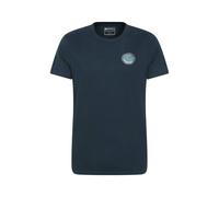 Mountain Warehouse Mens Inverness Tree Ring Organic T-Shirt - Dark Blue - S - Dark Blue