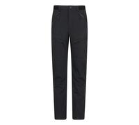 Mountain Warehouse Mens Jungle Hiking Trousers - Black - Black - 36R