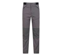 Mountain Warehouse Mens Jungle Hiking Trousers - Grey - Grey - 36S