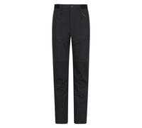 Mountain Warehouse Mens Jungle Trekking Trousers - Black - Black - 40R