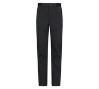 Mountain Warehouse Mens Jungle Trekking Trousers - Black - Black - 42R