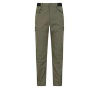 Mountain Warehouse Mens Jungle Trekking Trousers - Khaki Green - Khaki Green - 32R - 60% Cotton/40% Elastomultiester