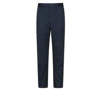 Mountain Warehouse Mens Jungle Trekking Trousers - Navy - Navy - 42R - 60% Cotton/40% Elastomultiester