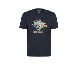 Mountain Warehouse Mens Keswick Short-Sleeved T-Shirt - Navy - L - Navy