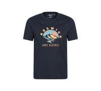 Mountain Warehouse Mens Keswick Short-Sleeved T-Shirt - Navy - M - Navy