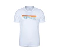 Mountain Warehouse Mens Lake District Mountain T-Shirt - White - XXL - White
