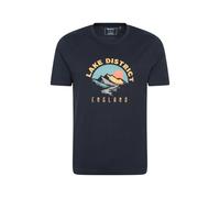 Mountain Warehouse Mens Lake District Short-Sleeved T-Shirt - Navy - XL - Navy