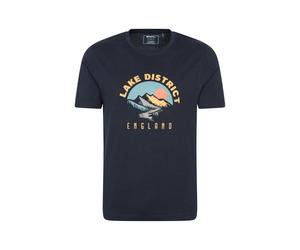 Mountain Warehouse Mens Lake District Short-Sleeved T-Shirt - Navy - XS - Navy