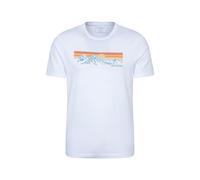 Mountain Warehouse Mens Lake District T-Shirt (White) Cotton - Size Large