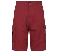 Mountain Warehouse Mens Lakeside Cargo Shorts - Burgundy - 36R - Burgundy - 100% Cotton