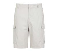 Mountain Warehouse Mens Lakeside Cargo Shorts - Off White - 44R - Off White - 100% Cotton