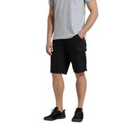 Mountain Warehouse Men's Lakeside Shorts - Black, W28, 32 Inch Inseam, 6 Pockets, UV Protect Max, Lightweight, Durable, Relaxed Fit, Mid Rise, Solid, Cargo, For Camping, Hiking, Running, Walking