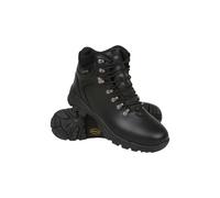 Mountain Warehouse Mens Latitude II Extreme Leather Waterproof Walking Boots - Black - Black - 8 UK