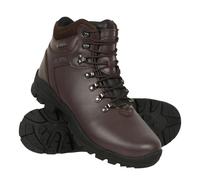 Mountain Warehouse Mens Latitude II Extreme Leather Waterproof Walking Boots - Brown - 8 UK - Brown - 70% Leather/10% Synthetic/10% EVA/10% Textile