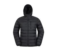 Mountain Warehouse Mens Link Padded Jacket - Black - L - Black - 100% Nylon