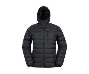 Mountain Warehouse Mens Link Padded Jacket - Black - L - Black - 100% Nylon