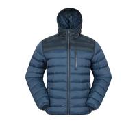 Mountain Warehouse Mens Link Padded Jacket - Dark Blue - 4XL - Dark Blue - 100% Nylon