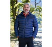 Mountain Warehouse Mens Link Padded Jacket - Dark Blue - S - Dark Blue