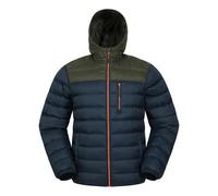 Mountain Warehouse Mens Link Padded Jacket - Khaki Green - XL - Khaki Green - 100% Nylon